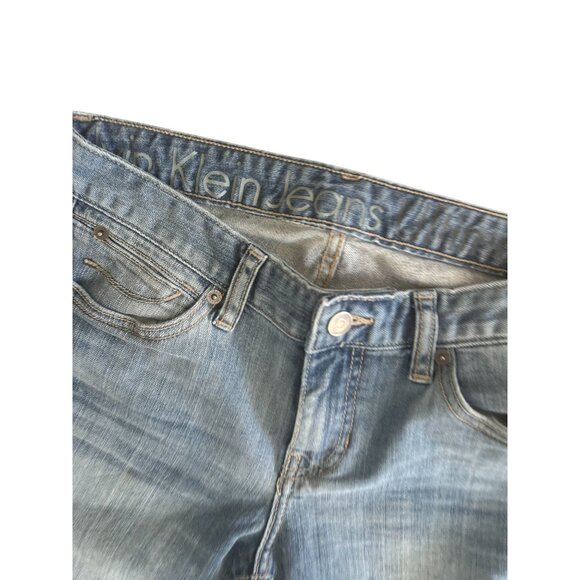 CALVIN KLEIN Light Wash Bootcut Jeans Size 4 / 27” - Picture 4 of 8